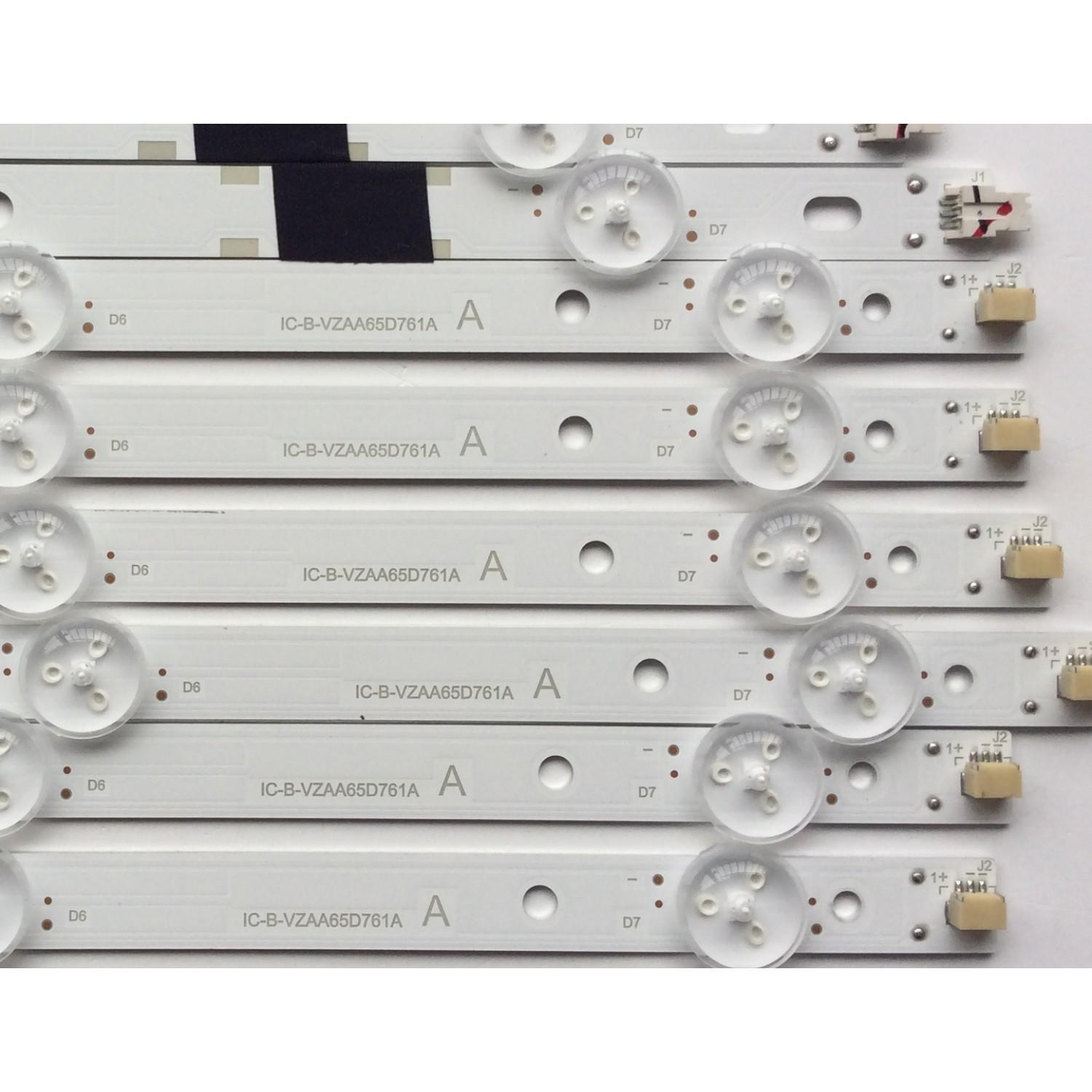 KIT DE LED PARA TV / VIZIO LSC650FN04-J01 / IC-B-VZAA65D761B / MODELO E65-E0 LAUSVKAS - Imagen 2